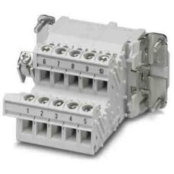 電源アダプタ 10極 16A 500 V ac 1袋 5個入 - フエニックス・コンタクト
