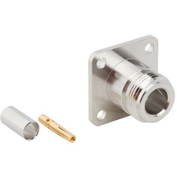 同軸コネクタ ジャック フランジマウント AMPHENOL