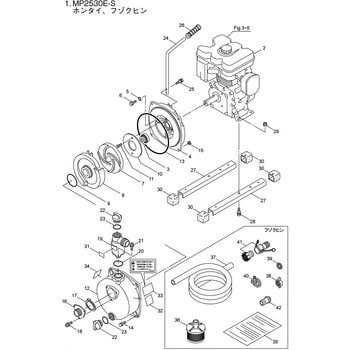 240034 MP2530E-S 本体，付属品部品 メカニカルシール BIGM(丸山製作所