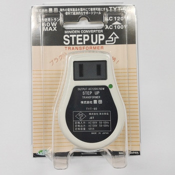 輸入家電・民泊用トロイダルトランス ステップアップ 豊田