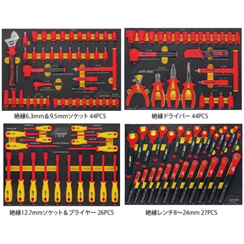 115PCS 絶縁工具セット JTC
