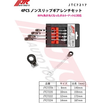ノンスリップギアレンチセット JTC