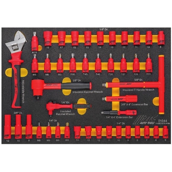 7段工具箱黄色 絶縁工具セット JTC