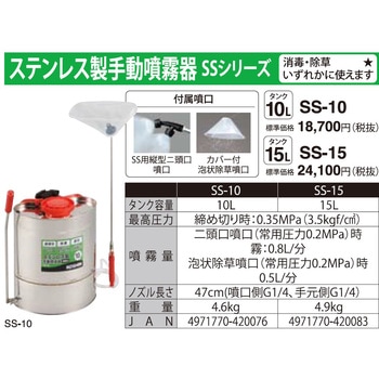 工進噴霧器SS用 パッキンフルセット 工進