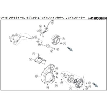 エンジンオイルセンサー インバーター発電機 GV-16i-AAA-4 部品 1個