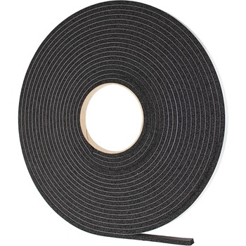 隙間テープEPDMゴムスポンジ 低反発：長期高復元 超高気密タフロングSSF-W粘着テープ付き シナジーワークス