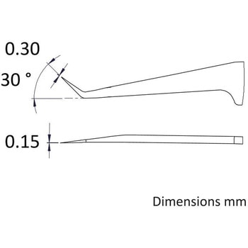 チタン製高精度ピンセット Ideal-Tek
