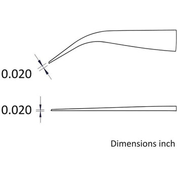チップ交換式 ESDステンレスピンセット Ideal-Tek
