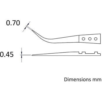 セラミックチップ交換式 ステンレスピンセット Ideal-Tek