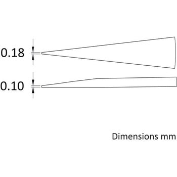 逆作用ステンレスピンセット(耐酸/磁) Ideal-Tek