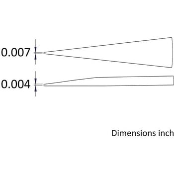 逆作用ステンレスピンセット(耐酸/磁) Ideal-Tek