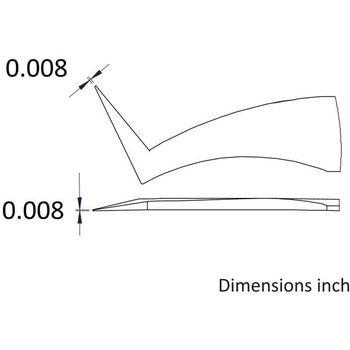 ステンレスピンセット(耐酸/磁) Ideal-Tek