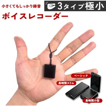 小型(薄型)長時間の3パターンボイスレコーダー Fluke Forest(フルークフォレスト)