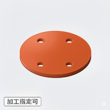 【オーダー】円形 穴加工付き(穴数自由) シリコンスポンジ ノーブランド