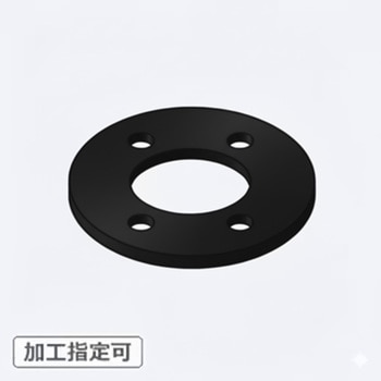 【オーダー】円形(中抜き) 穴加工付き(穴数自由) ニトリルゴム(NBR) ノーブランド