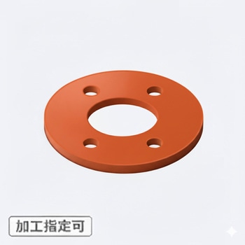 【オーダー】円形(中抜き) 穴加工付き(穴数自由) シリコンスポンジ - ノーブランド