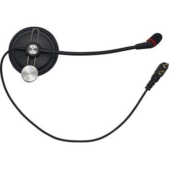 防滴イヤスピーカー3.5 ブームマイク一体型ロングコード左耳用 B-EAR