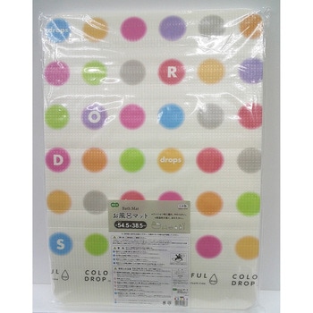 風呂マット ドロップ ハーフ オーエ