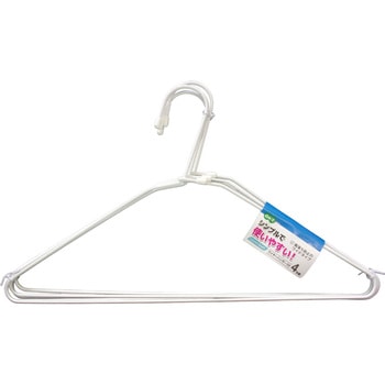 LS ワイヤーハンガーDX 4本組 オーエ