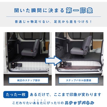 200系ハイエース DX ステップパネル プロダックス