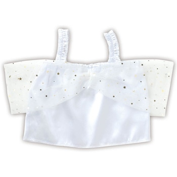 ソフトサテン オフショルダーシャツ 白 J アーテック[学校教材・教育玩具]