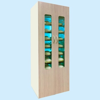 シューズ・安全靴 16足保管 木目調ドア - 東邦歯科産業