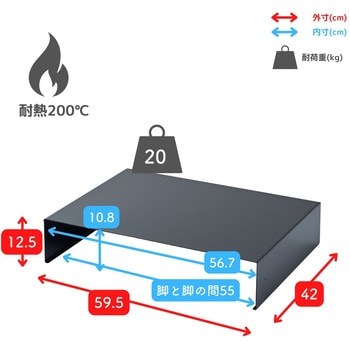 IHコンロ ラック コンロ台 置き台 日本製 完成品 be worth style(ビーワーススタイル)