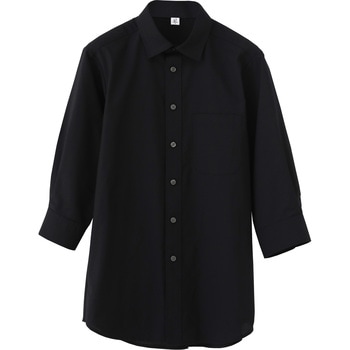 男女兼用レギュラーカラー七分袖シャツ /SSサイズ セブンユニフォーム