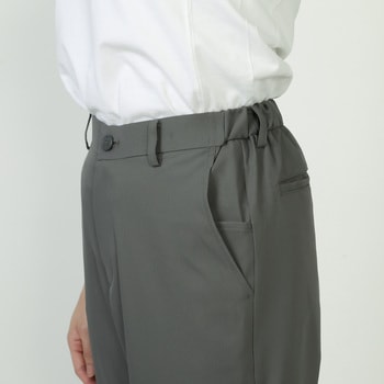 男女兼用センタープレスパンツ 脇ゴム仕様 /3Lサイズ - セブンユニフォーム