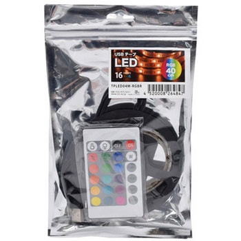 TPLED04M-RGBR USB�e�[�vLED RGB JTT 1�� TPLED04M-RGBR 66271725