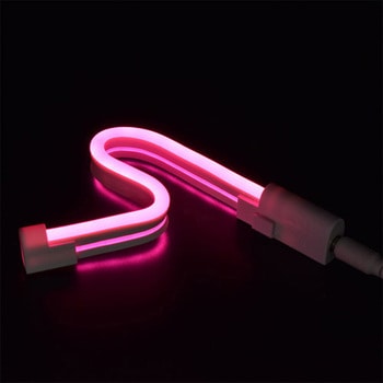 USBネオンチューブライト20cm ピンク JTT