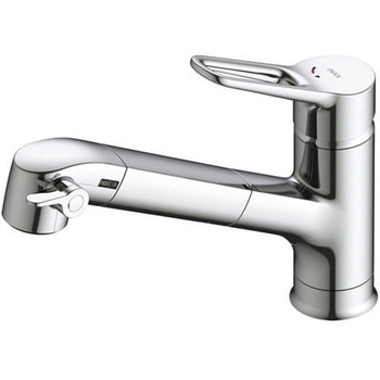 キッチン用 浄水器内蔵シングルレバー混合水栓 ワンホールタイプ ハンドシャワー付 INAX(LIXIL)