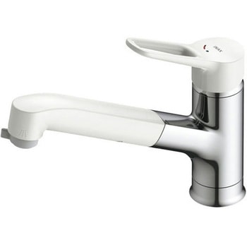 キッチン用 シングルレバー混合栓 ワンホールタイプ ハンドシャワー付 INAX(LIXIL)