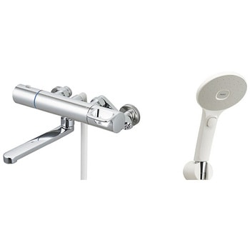 サーモスタット式シャワーバス水栓 エコアクアスイッチシャワー(樹脂ホワイト) INAX(LIXIL)