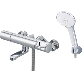 サーモスタット付シャワーバス水栓 洗い場専用 エコアクアシャワー(めっき) INAX(LIXIL)