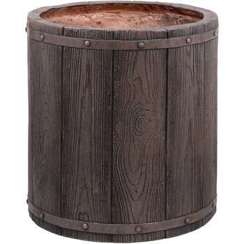 「FARBOR」 ファーバー 木調FRPプランター 幅40 (丸型) 住まいスタイル