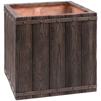 「FARBOR」 ファーバー 木調FRPプランター 幅40 (角型) 住まいスタイル