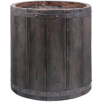 「FARBOR」 ファーバー 木調FRPプランター 幅50 (丸型) 住まいスタイル