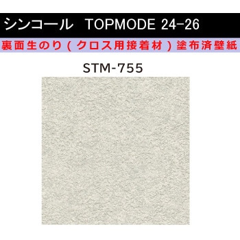 【オーダー】裏面生糊付き量産壁紙クロス TOPMODE2024-2026 STM755 石目調 シンコール