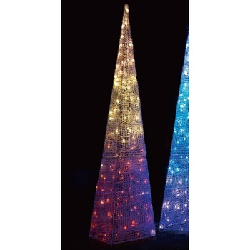 冬装飾 クリスマス イルミネーション LEDビッグクリスタルライトツリー 高さ210cm ストア・エキスプレス