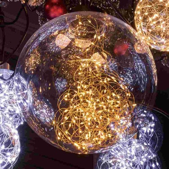 冬装飾 クリスマス イルミネーション  ビーズinボールライト LED250球 ストア・エキスプレス