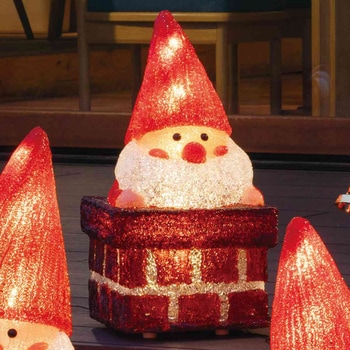 冬装飾 クリスマス イルミネーション LEDモチーフ サンタの森 チムニー ストア・エキスプレス