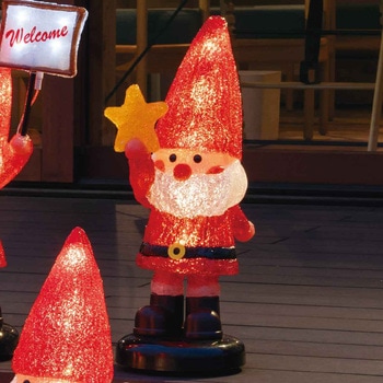 冬装飾 クリスマス イルミネーション LEDモチーフ サンタの森 スター ストア・エキスプレス