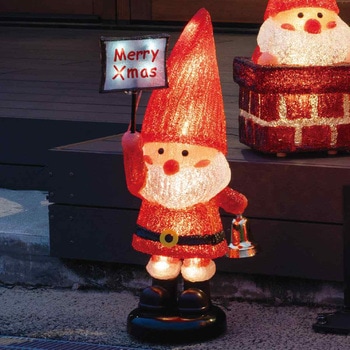 冬装飾 クリスマス イルミネーション LEDモチーフ サンタの森 メリークリスマス ストア・エキスプレス