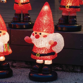 冬装飾 クリスマス イルミネーション LEDモチーフ サンタの森 プレゼント ストア・エキスプレス