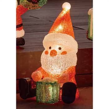 冬装飾 クリスマス イルミネーション LEDモチーフ サンタの森 プレゼント小 ストア・エキスプレス