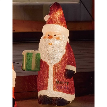 冬装飾 クリスマス イルミネーション LEDモチーフ サンタの森 プレゼント大 ストア・エキスプレス