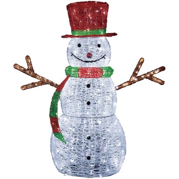 冬装飾 クリスマス イルミネーション LEDクリスタルモチーフライト ビッグスノーマン ストア・エキスプレス