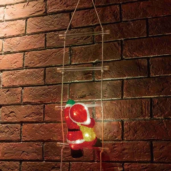 冬装飾 クリスマス イルミネーション LEDクリスタルモチーフライト サンタ ストア・エキスプレス