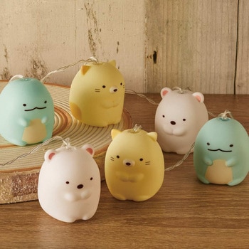 冬装飾 クリスマス キャラクターデコレーション 6連ライト すみっコぐらし ストア・エキスプレス